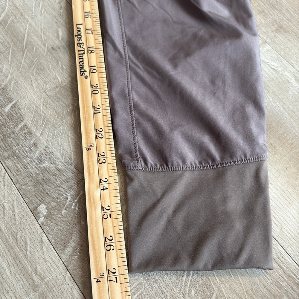 Abercrombie & Fitch YPB Motion Tek Pants Men’s Size XS 2 Tone Taupe Drawstring - Picture 3 of 12